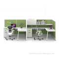 L6 60mm thickness popular custom made OEM green material factory sell aluminum base panel modular workstation cubicle